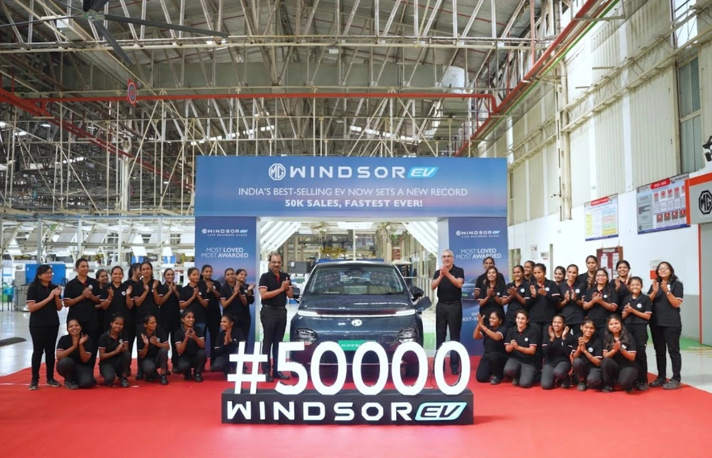 MG Windsor EV crosses 50,000 sales milestone, becomes India's best-selling fastest EV to achieve this feat. Featured Image
